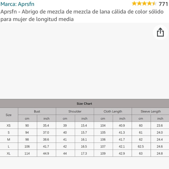 M NEW Aprsfn Women's Elegant Mid-Length Black Wool Blend Trench Coat Winter Fall - Picture 2 of 10